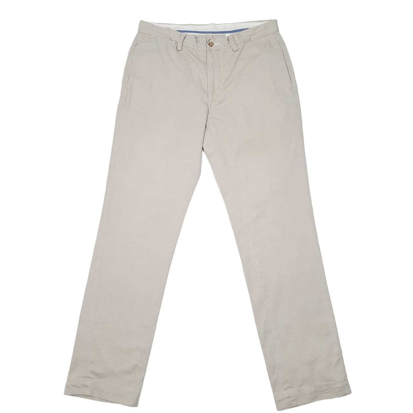 Mens Beige Polo Ralph Lauren Straight Fit Chino Trousers