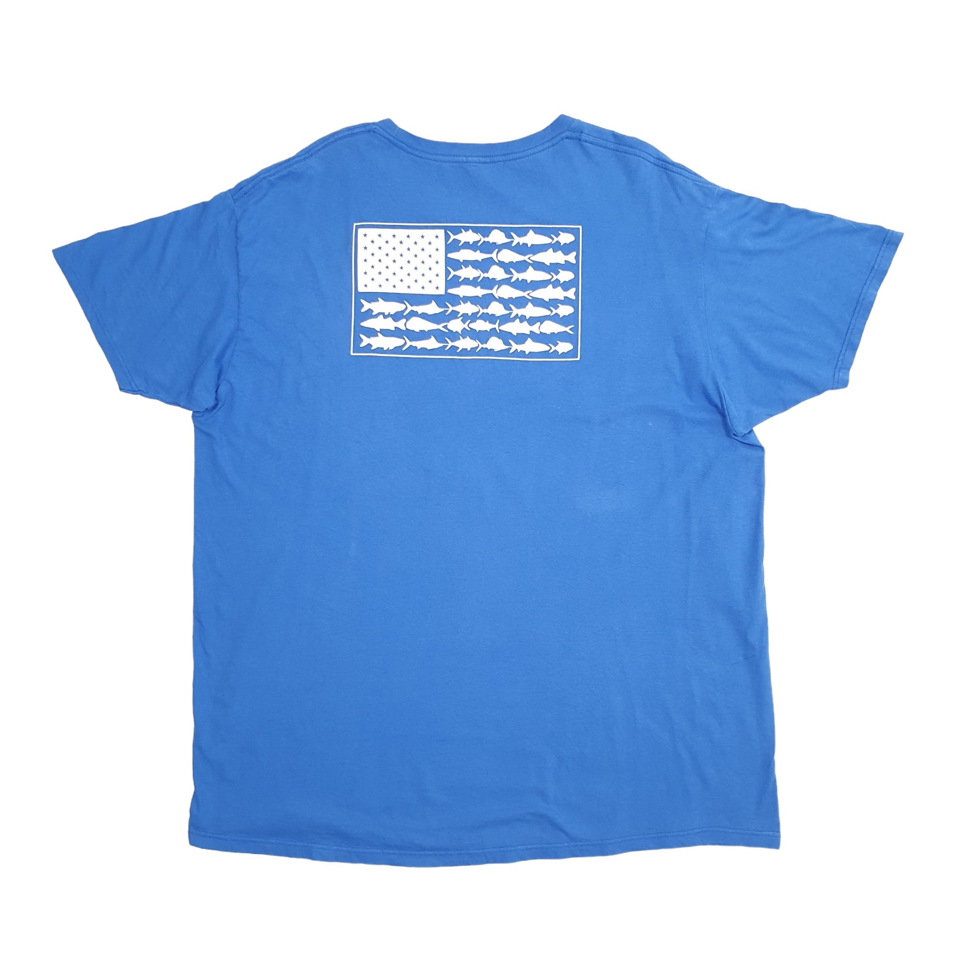 Mens Blue Columbia Sportswear  Short Sleeve T Shirt
