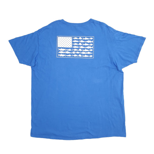 Mens Blue Columbia Sportswear  Short Sleeve T Shirt