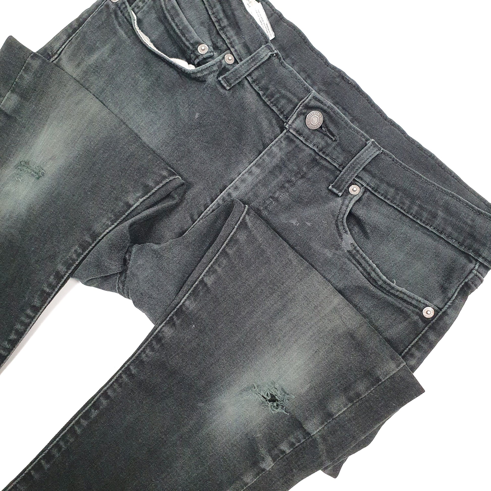 Levis 510 Skinny Fit Modern Big E Jeans W34 L30 Black