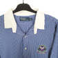 Ralph Lauren Wimbledon Polo Long Sleeve Regular Fit Striped Shirt Blue