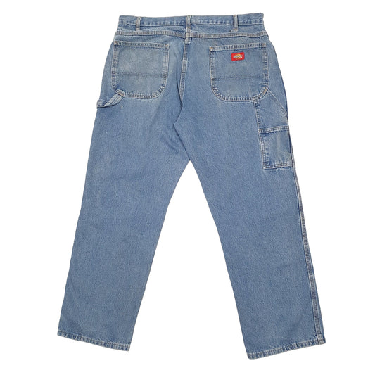 Mens Blue Dickies  Carpenter Trousers
