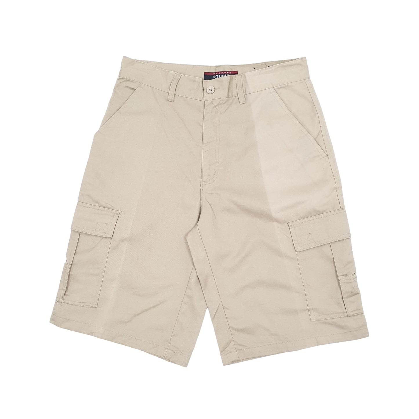 Mens Beige Nevada Combat Cargo Shorts