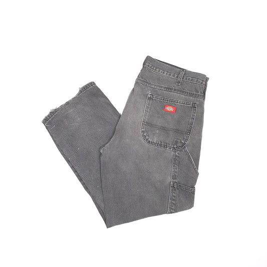 Dickies Casual Loose Fit Carpenter Jeans W38 L30 Grey
