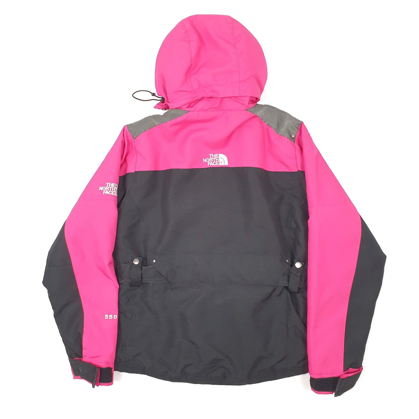 Womens Pink The North Face Steeptech 550 Hooded Vintage Padded Jacket Coat