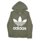 Womens Khaki Adidas  Hoodie Jumper