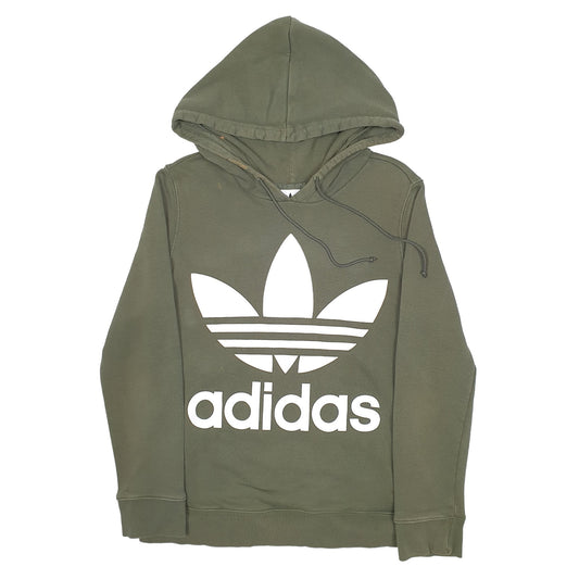Womens Khaki Adidas  Hoodie Jumper