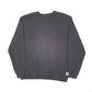 Mens Black Carhartt  Crewneck Jumper