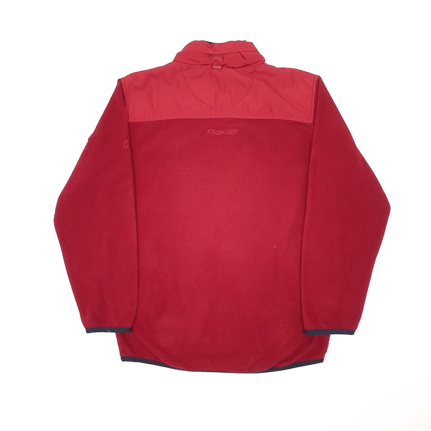 Mens Red Reebok Hooded Full Zip Jumper