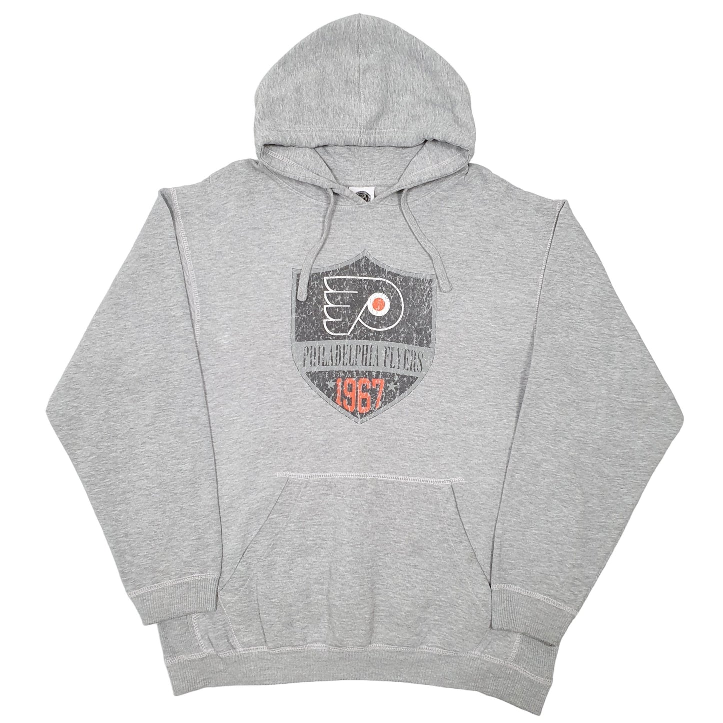 Mens Grey NHL Hockey Philadelphia Flyers Hoodie Jumper