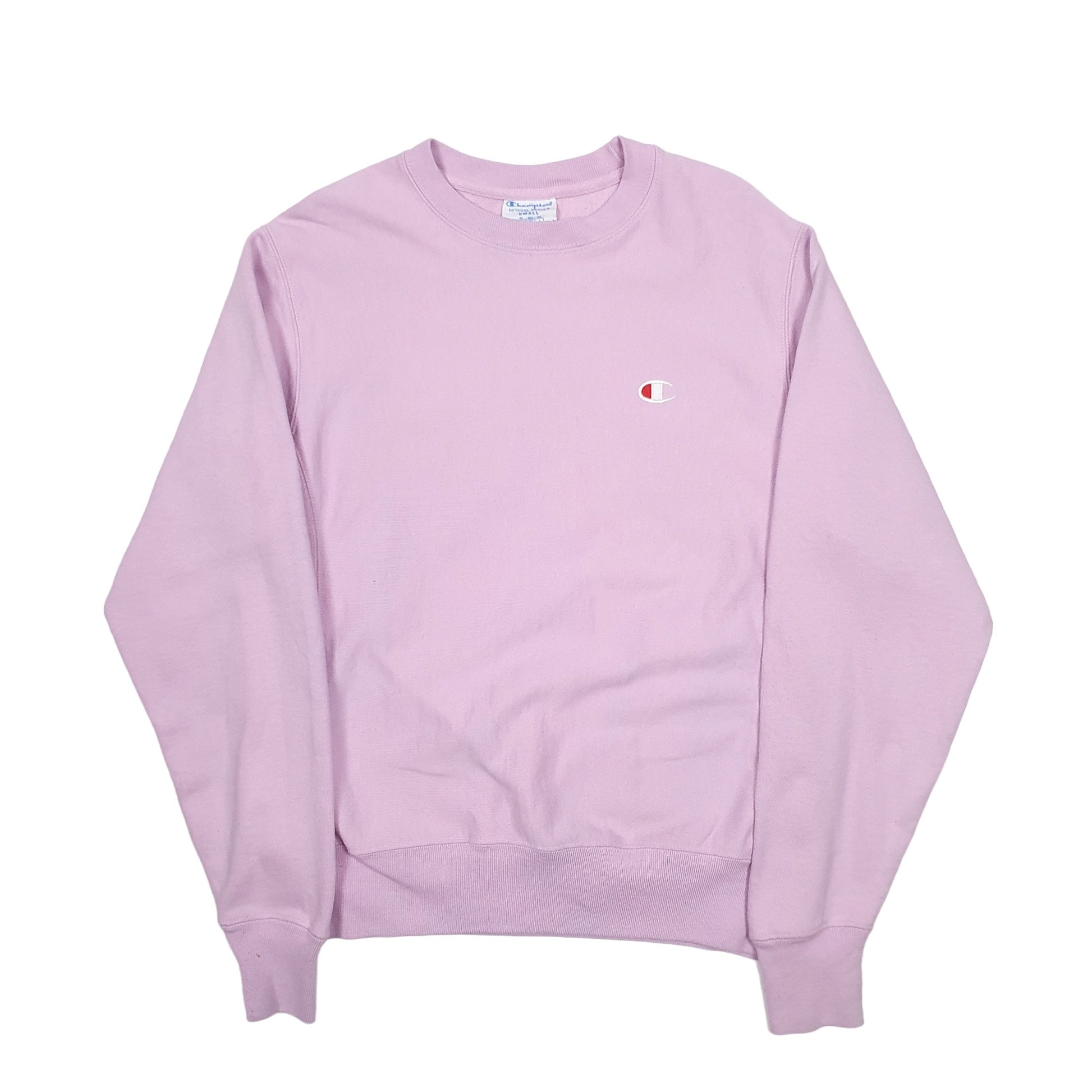 Mens Pink Champion Reverse Weave Crewneck Jumper