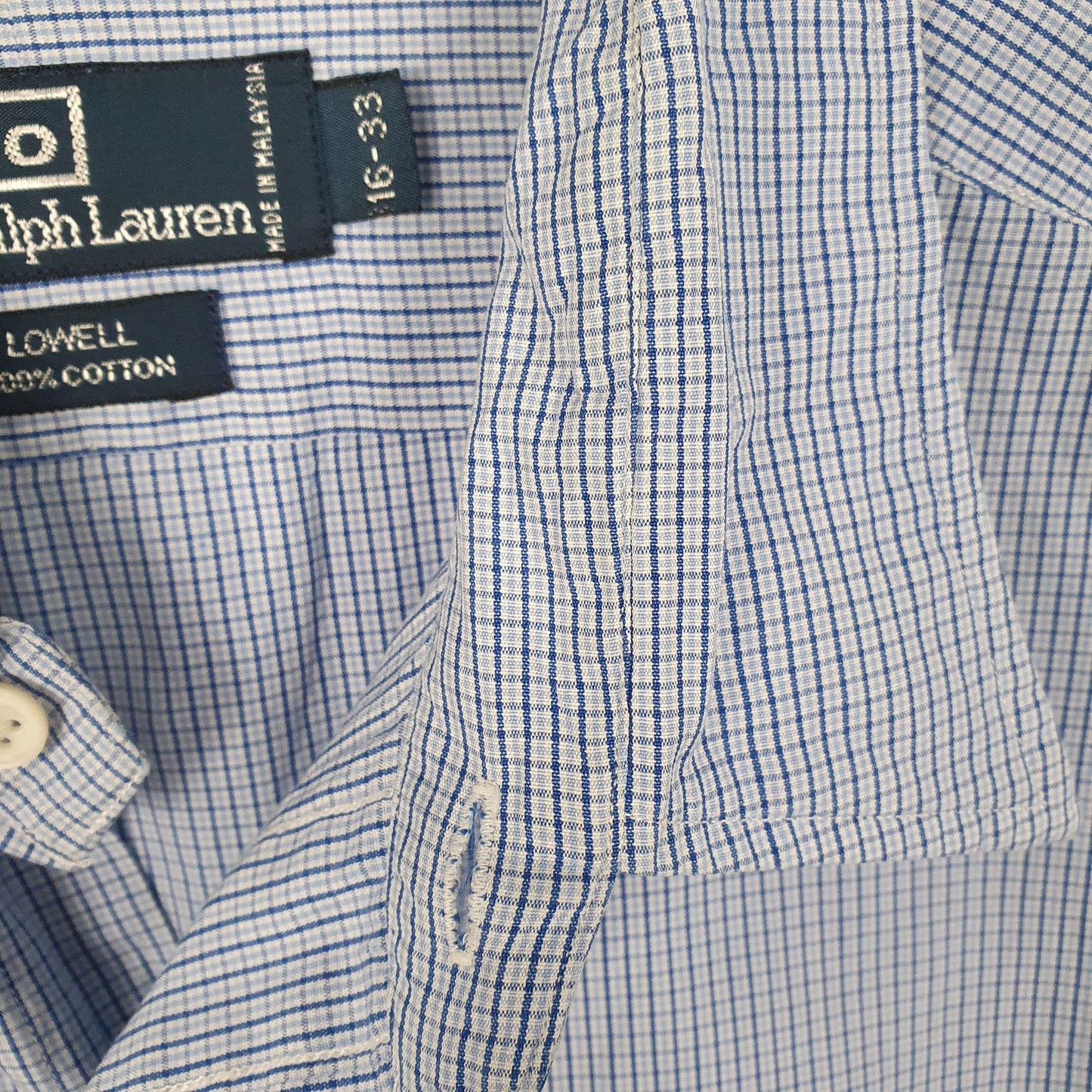 Mens Blue Ralph Lauren  Long Sleeve Shirt