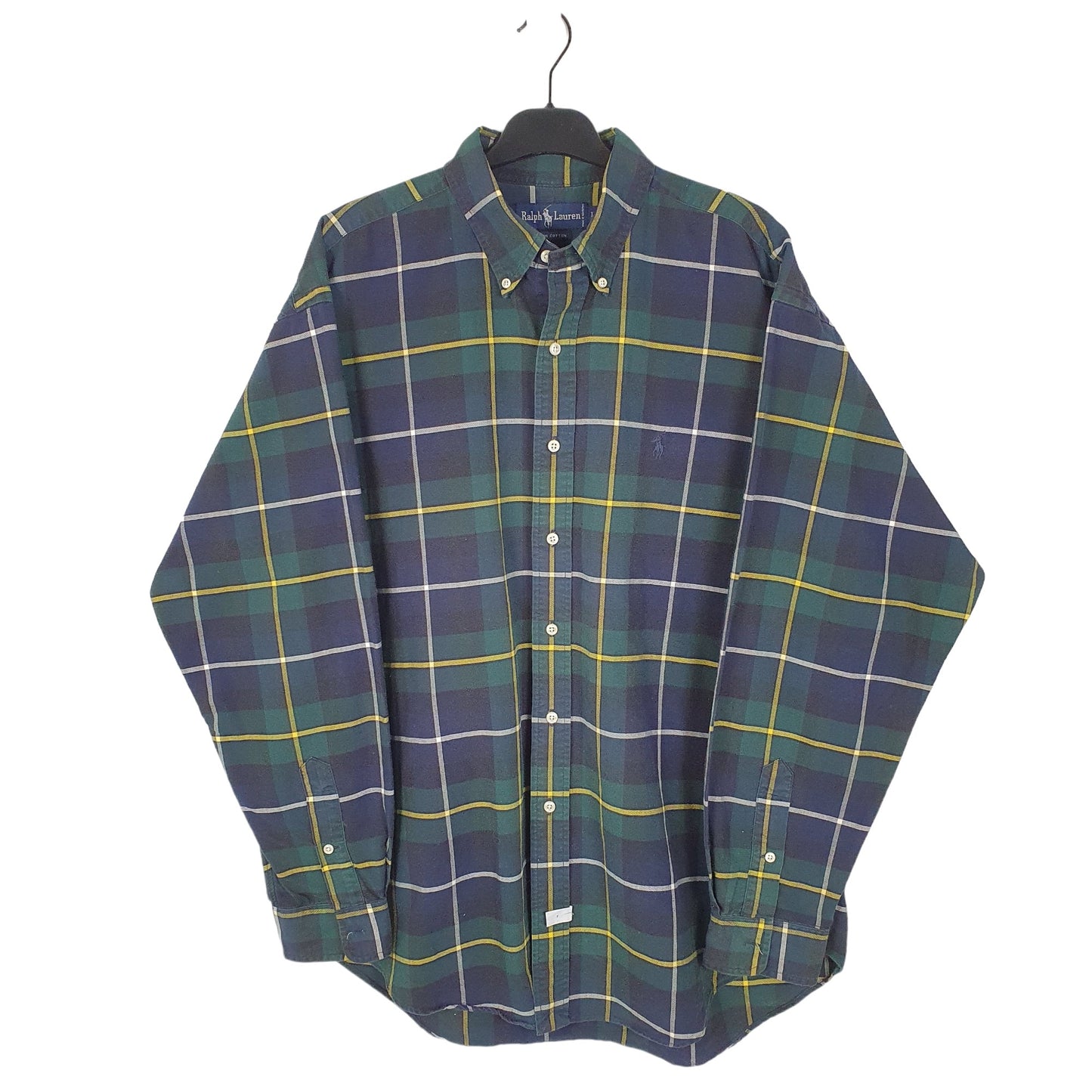 Ralph Lauren Long Sleeve Regular Fit Check Shirt Green
