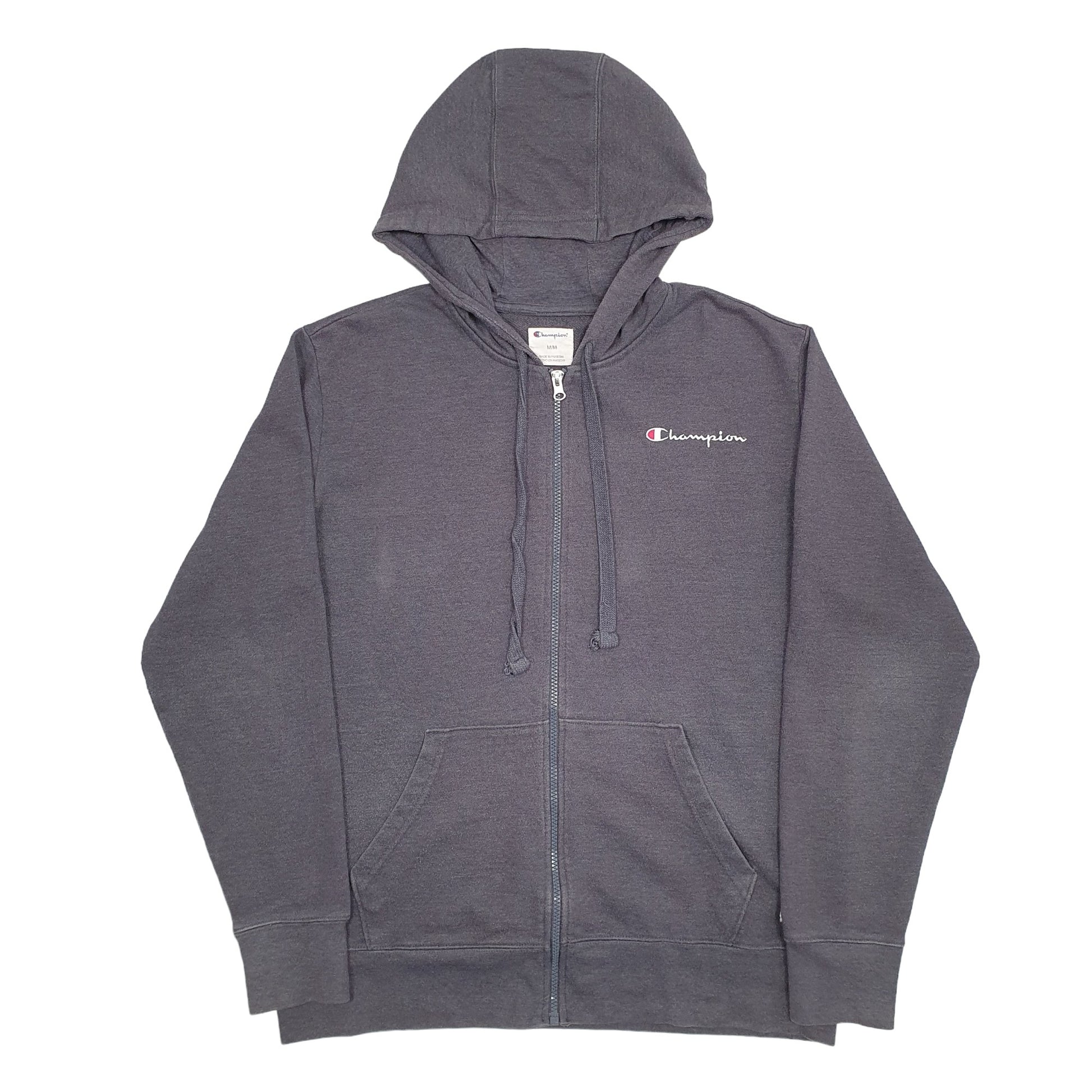 Mens Grey Champion  Full Zip Jumper