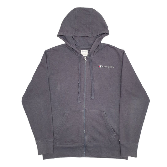 Mens Grey Champion  Full Zip Jumper