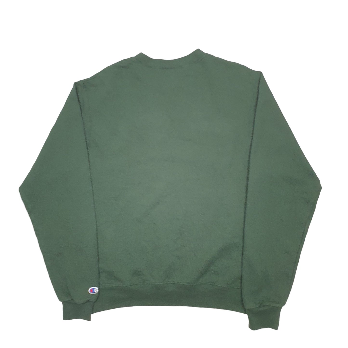 Mens Green Champion Cal Poly USA College Crewneck Jumper