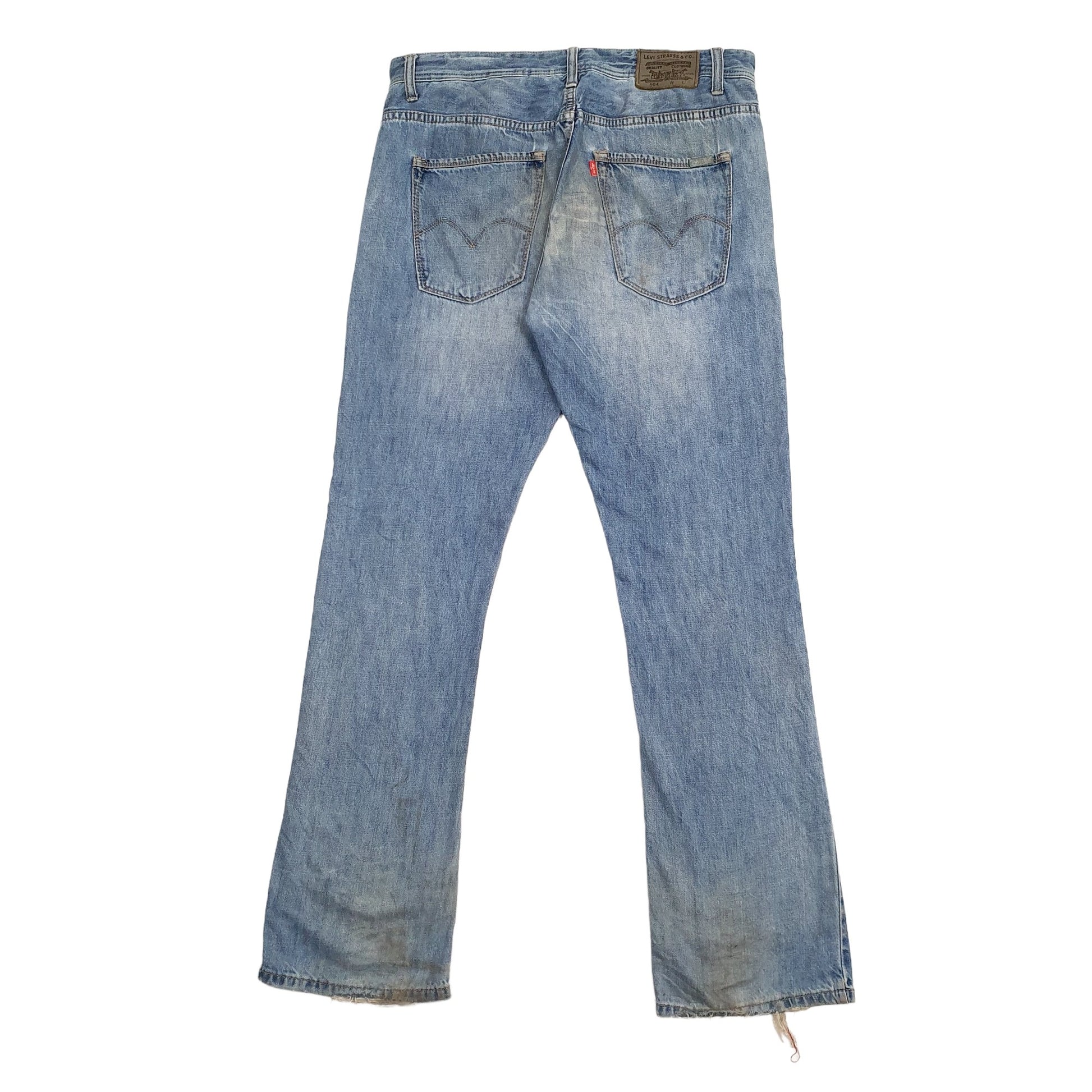 Mens Blue Levis  504 JeansW34 L32