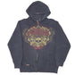Mens Black Dickies Hoodie Full Zip Jumper