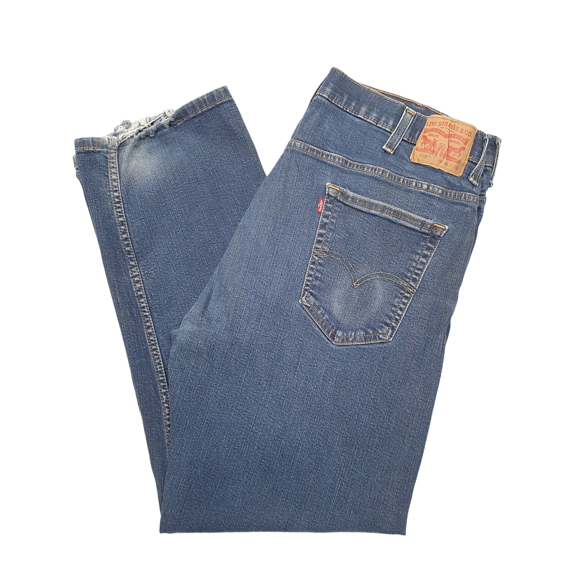 Mens Blue Levis  569 JeansW40 L32
