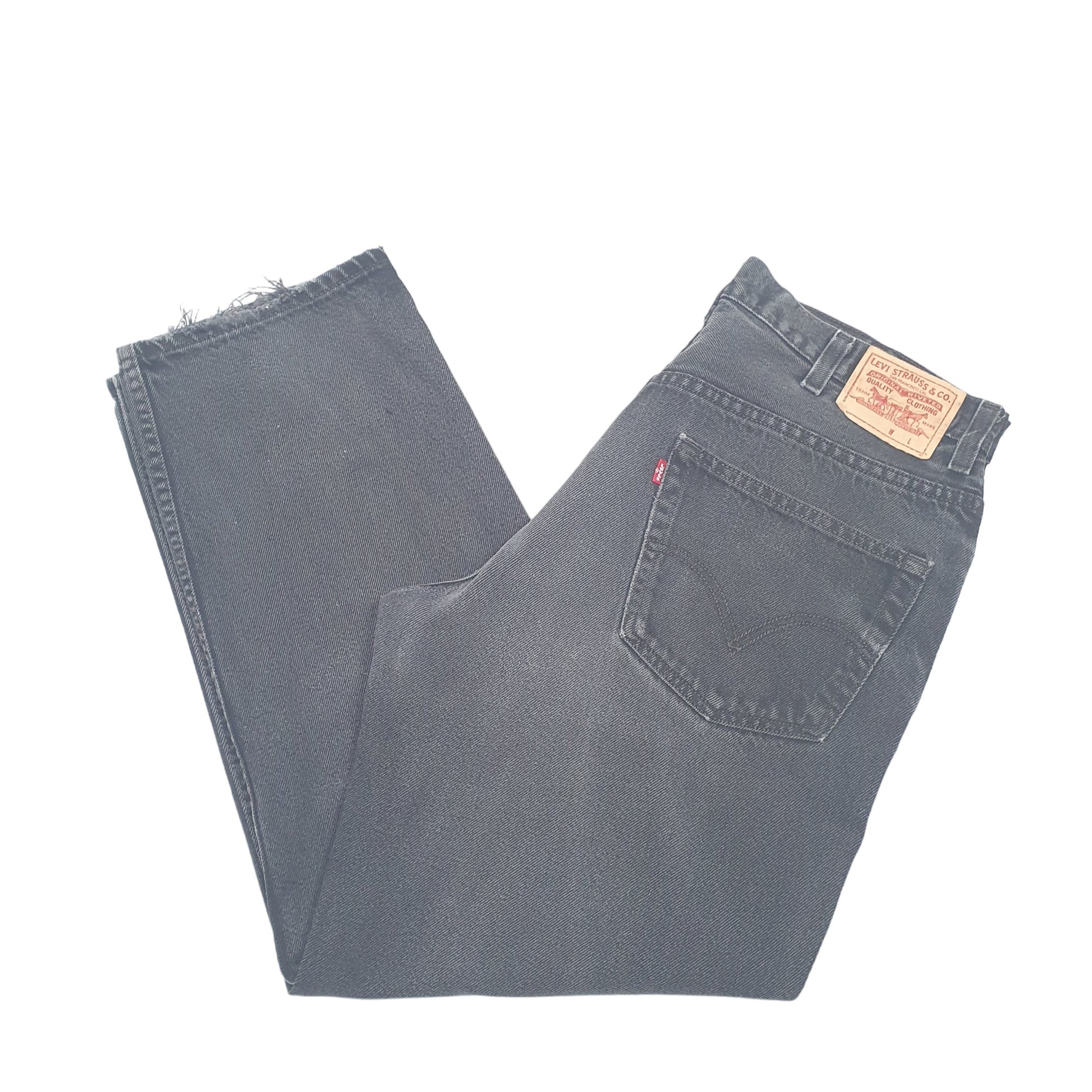 Mens Black Levis  550 JeansW38 L30