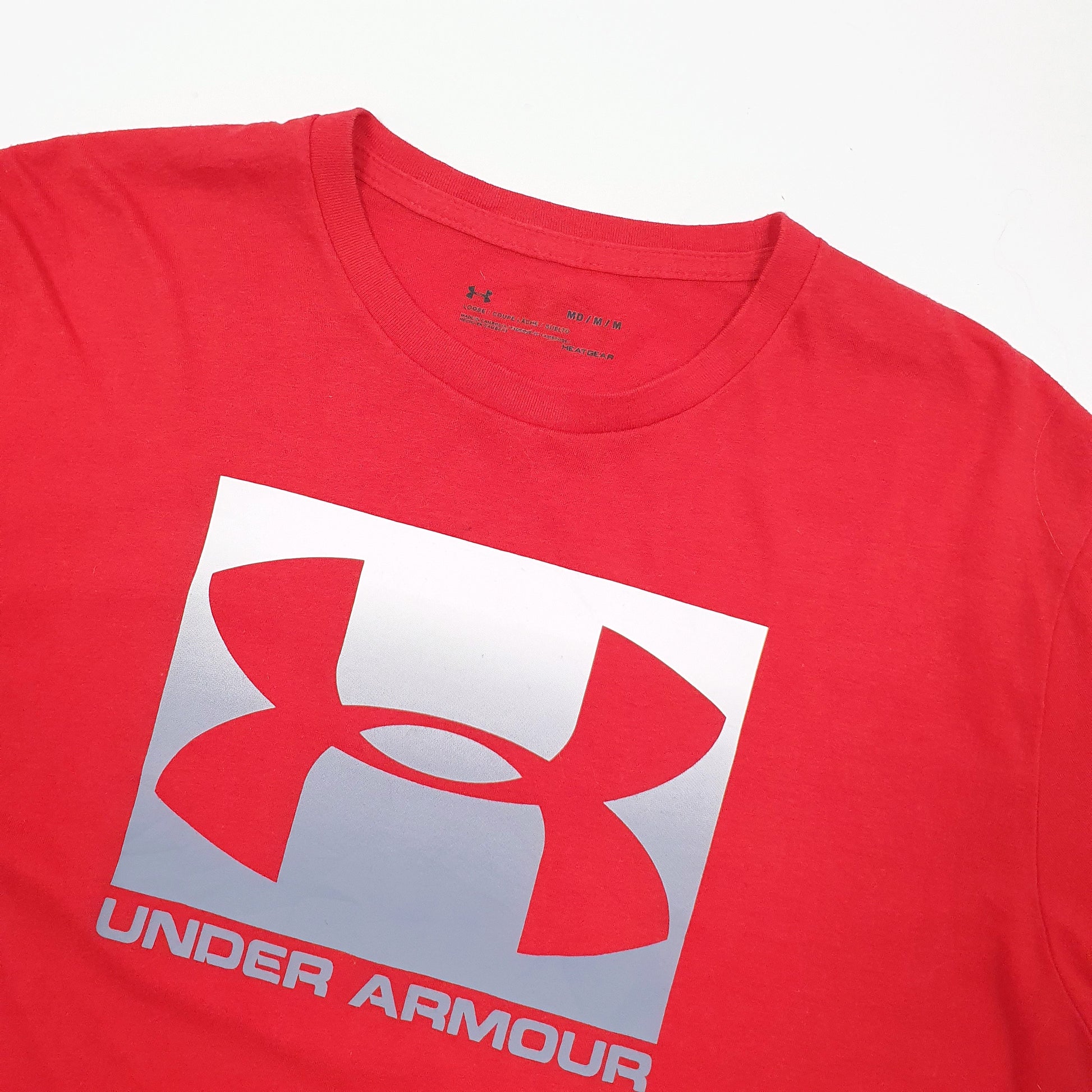 Under Armour Short Sleeve T Shirt Red