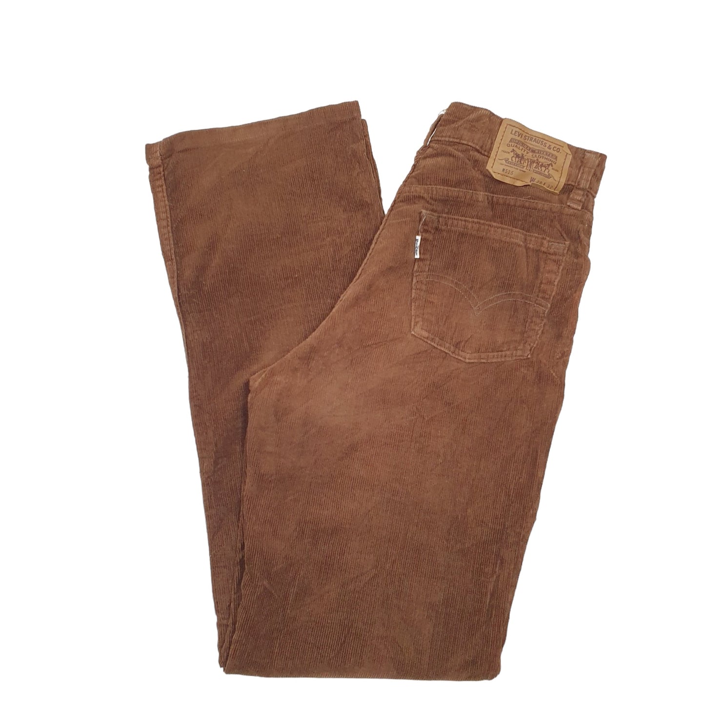 Mens Brown Levis 515 Corduroy Trousers