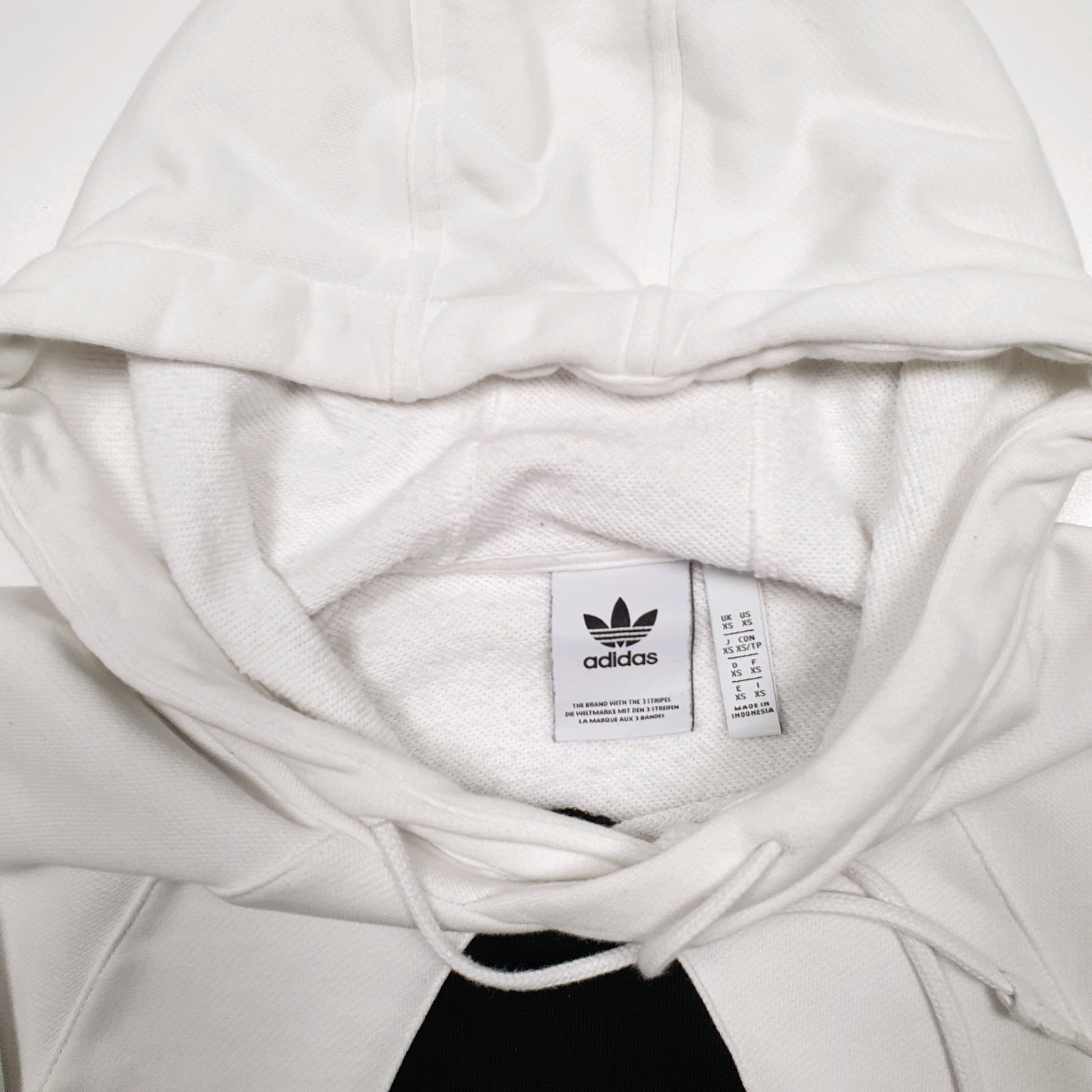 Mens White Adidas  Hoodie Jumper