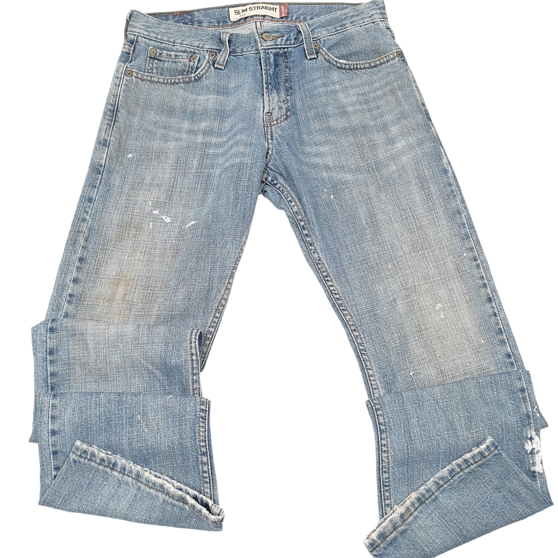 Mens Blue Levis Slim 514 JeansW29 L30