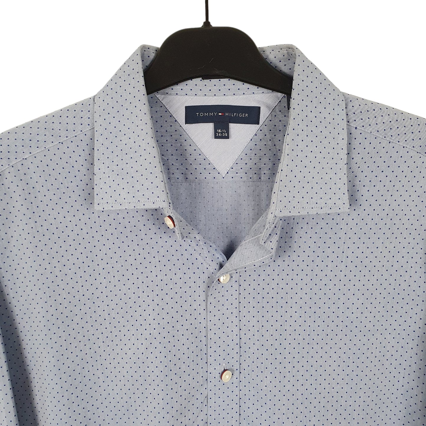 Tommy Hilfiger Long Sleeve Slim Fit Shirt Blue