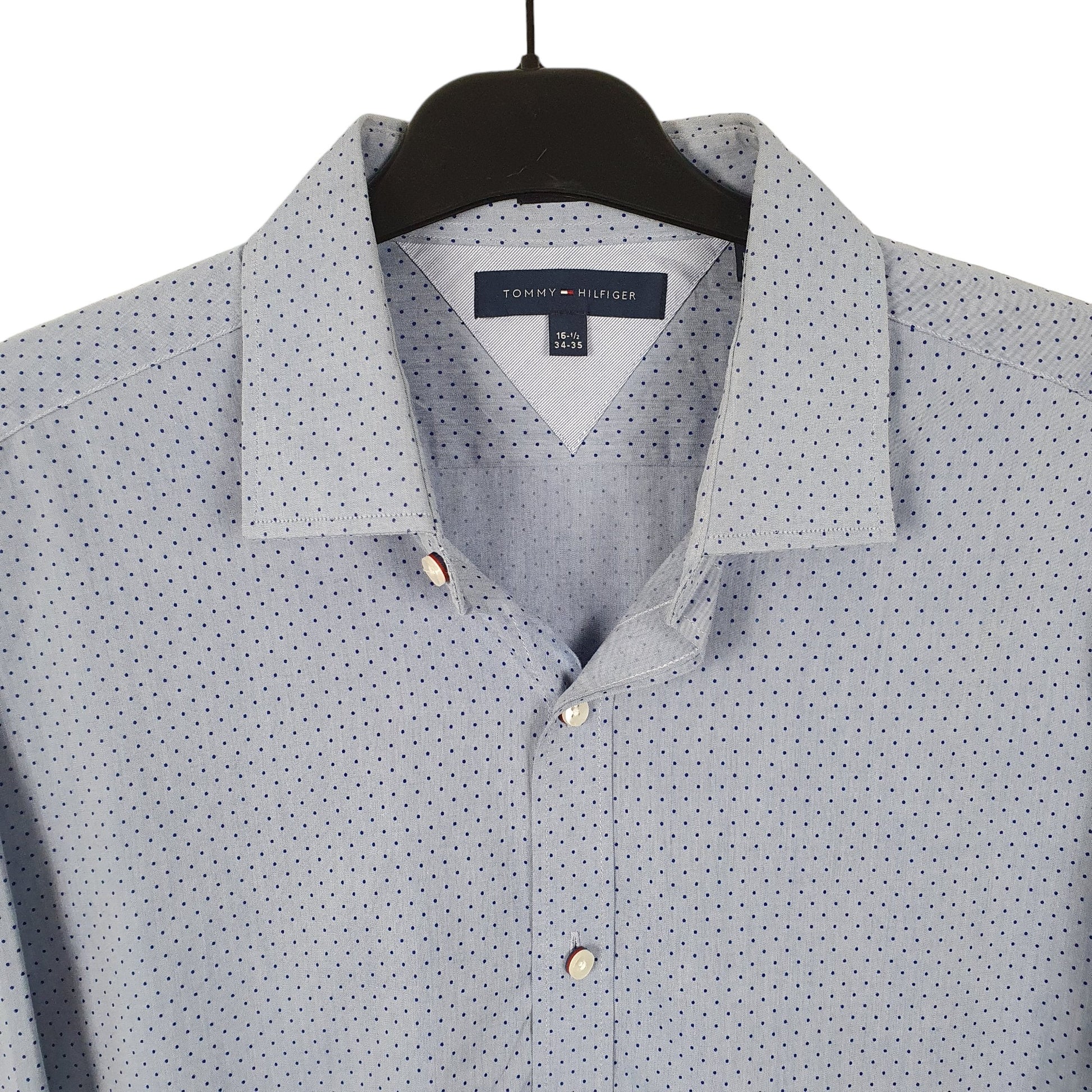 Tommy Hilfiger Long Sleeve Slim Fit Shirt Blue