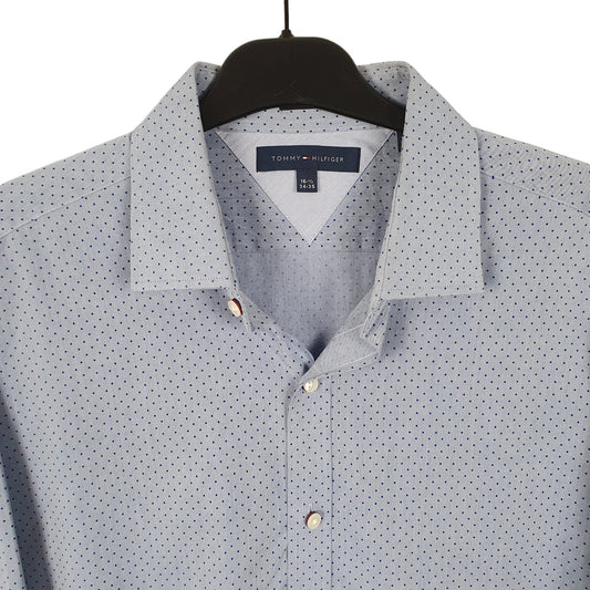 Tommy Hilfiger Long Sleeve Slim Fit Shirt Blue