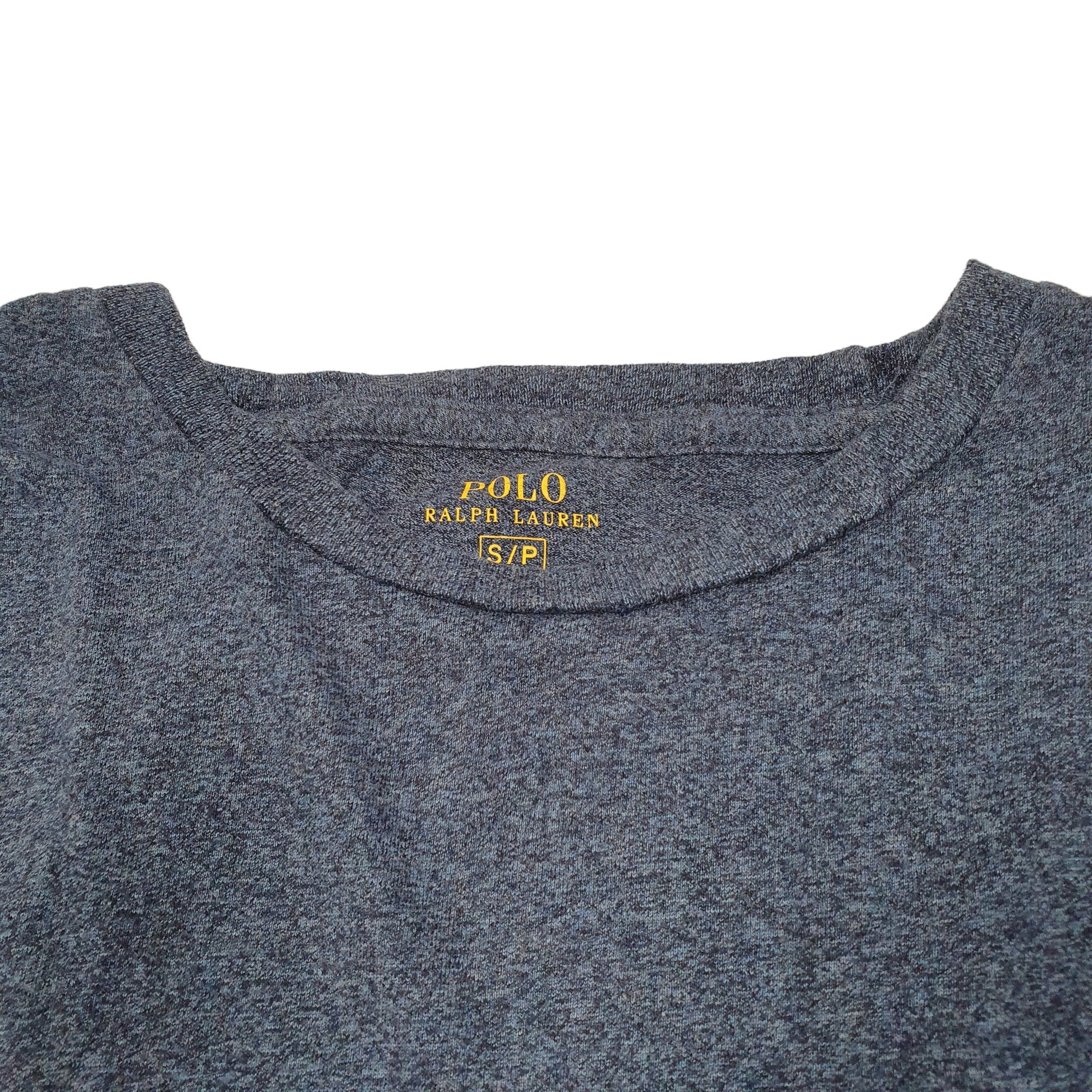 Mens Blue Polo Ralph Lauren Polo Long Sleeve T Shirt