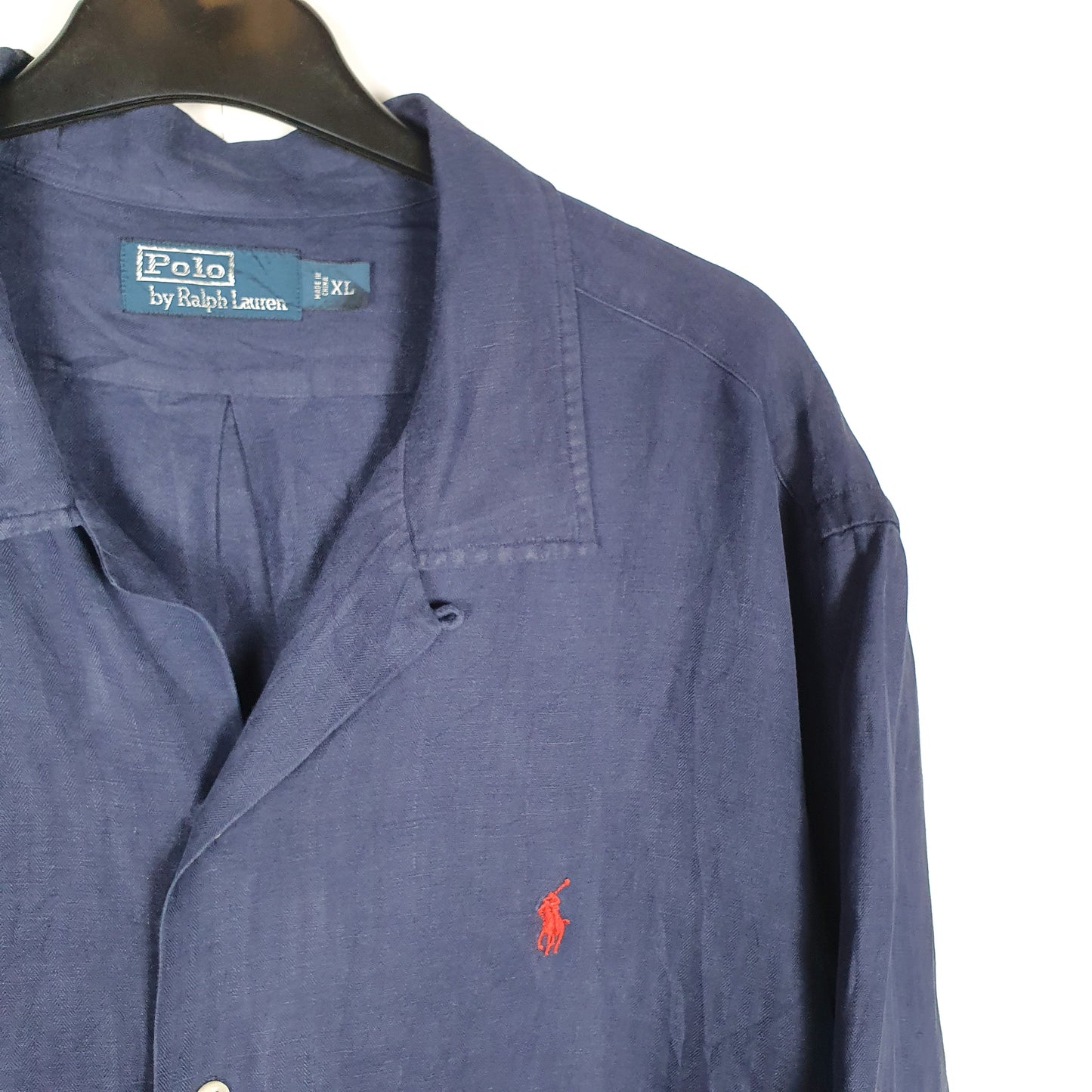 Polo Ralph Lauren Short Sleeve Regular Fit Silk,Linen Shirt