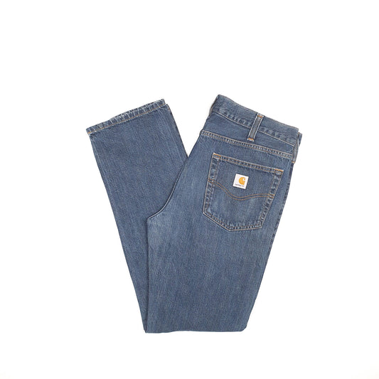 Carhartt Casual Straight Fit Jeans W34 L31 Blue