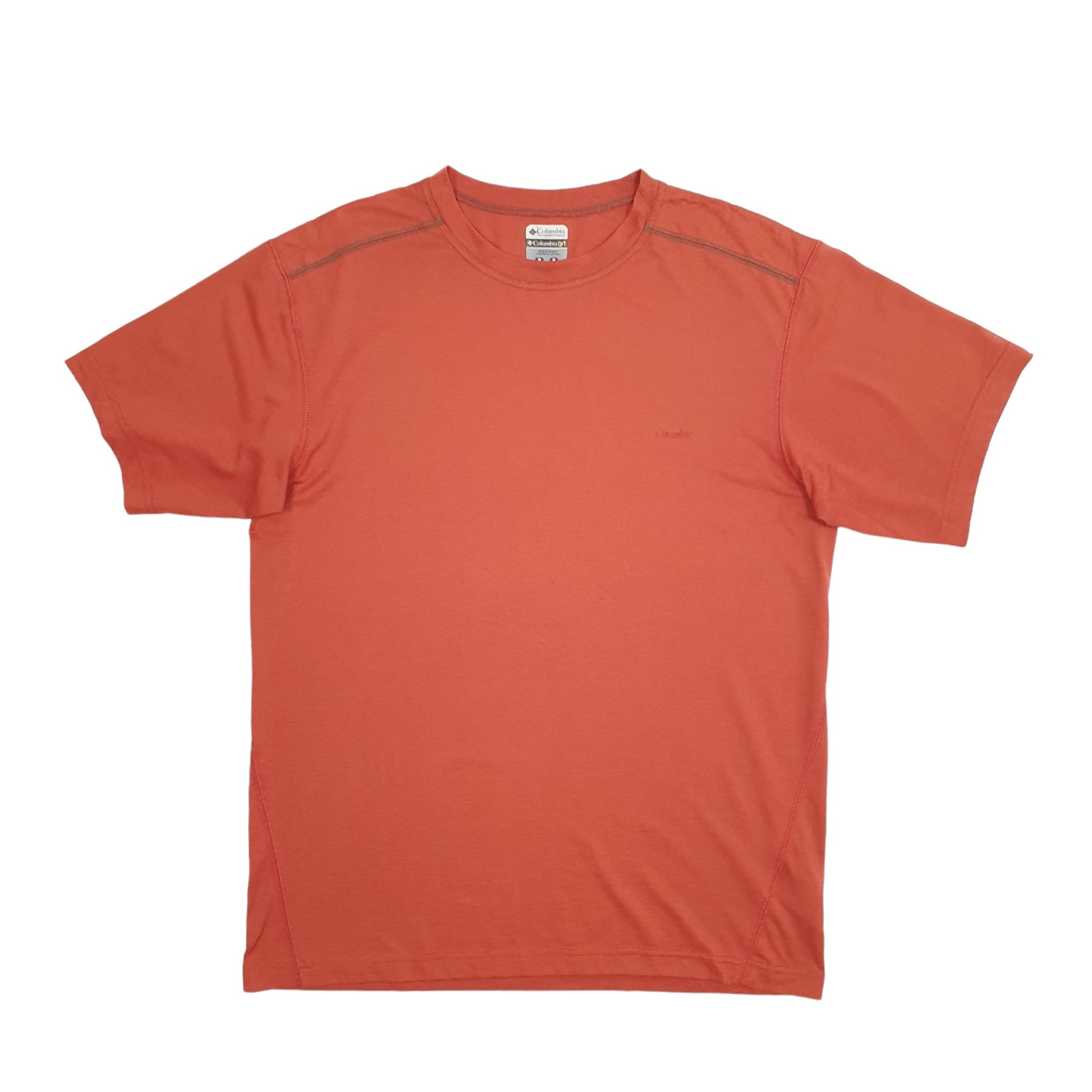 Mens Orange Columbia Sportswear Omni Dry Short Sleeve T Shirt