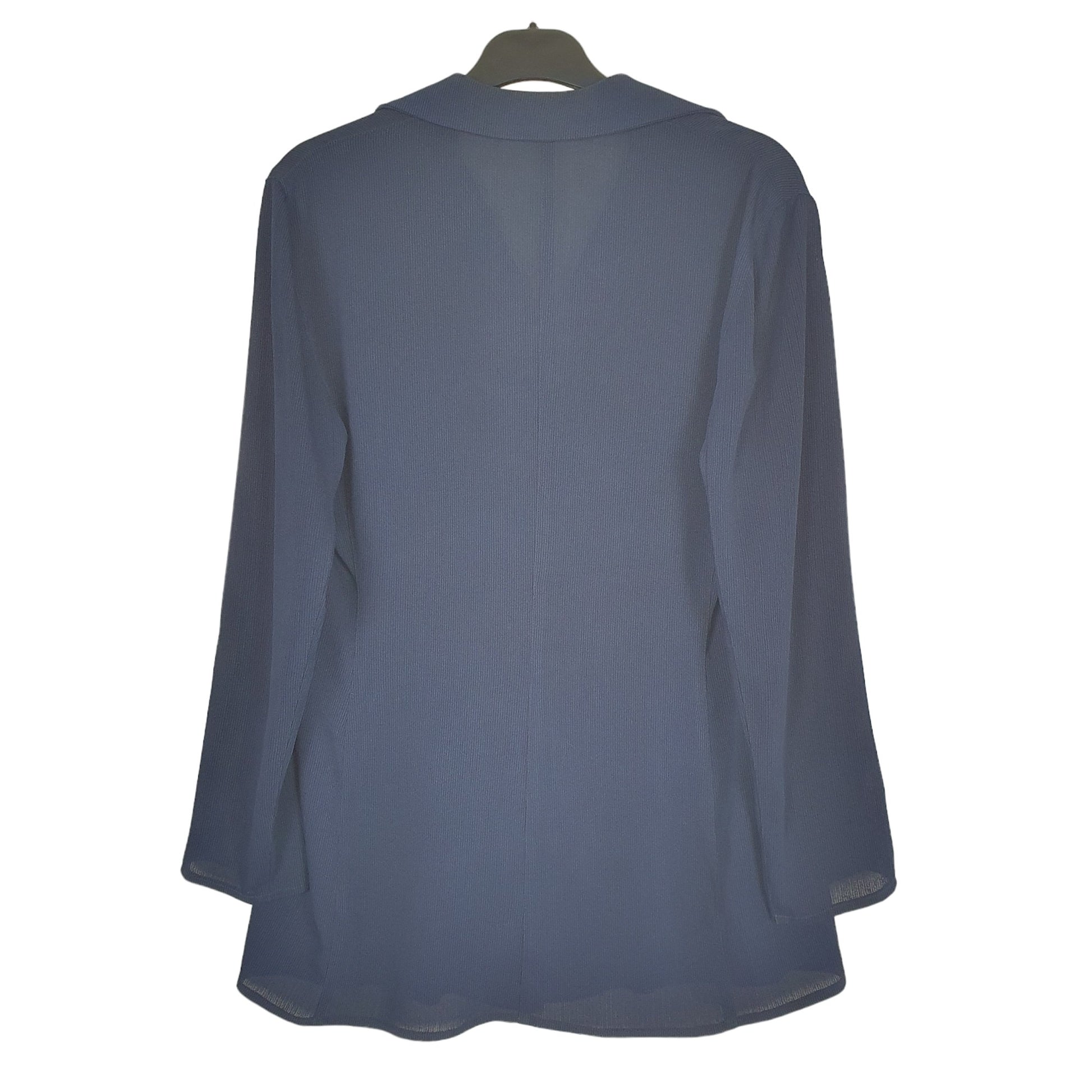 Armani Long Sleeve Regular Fit Shirt Navy