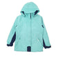 Womens Blue GTI Nautical Getting Hooded Sailing Rain Coat Coat