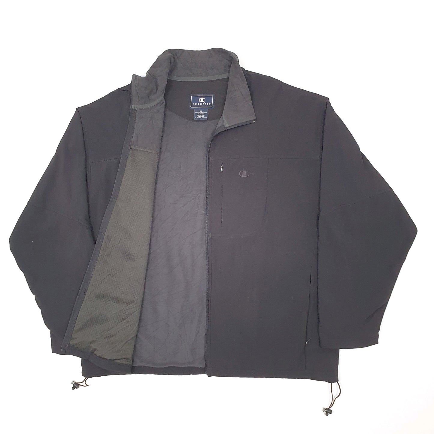 Mens Black Champion   Coat