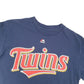 Majestic MLB Minnesota Twins Short Sleeve T Shirt Navy