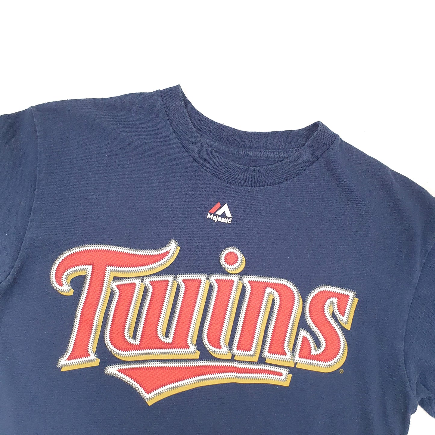 Majestic MLB Minnesota Twins Short Sleeve T Shirt Navy