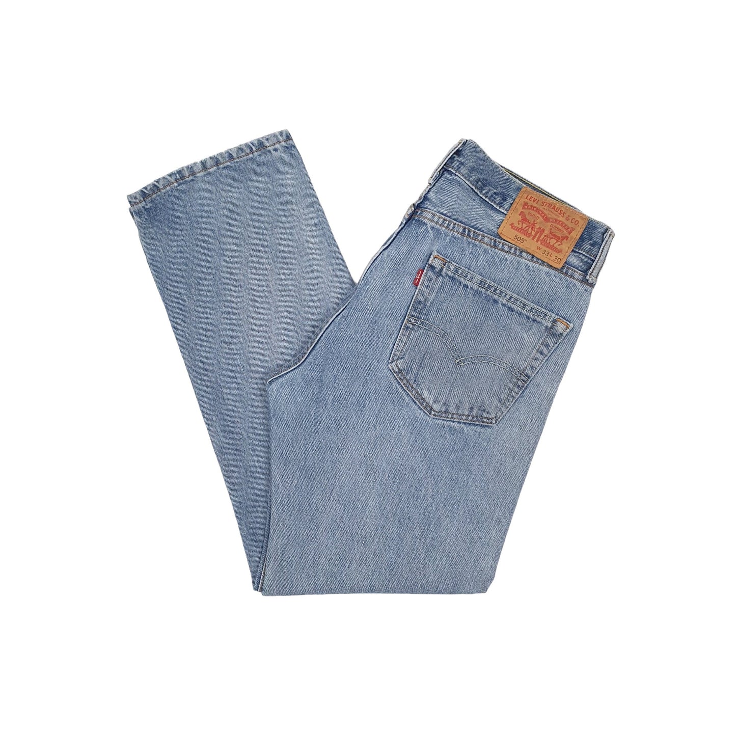 Levis 505 Regular Fit Jeans W33 L30 Blue