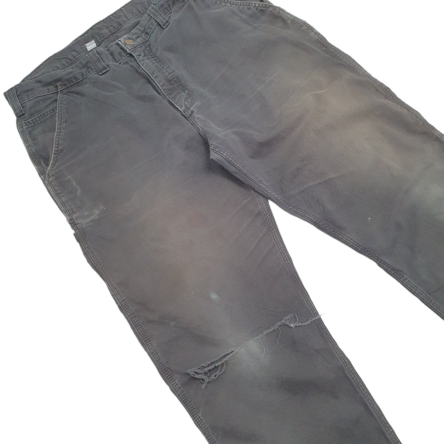 Mens Black Carhartt  Carpenter Trousers