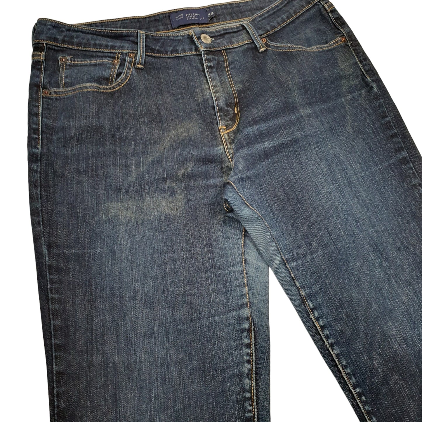 Levis Straight Regular Fit Jeans UK14 Blue