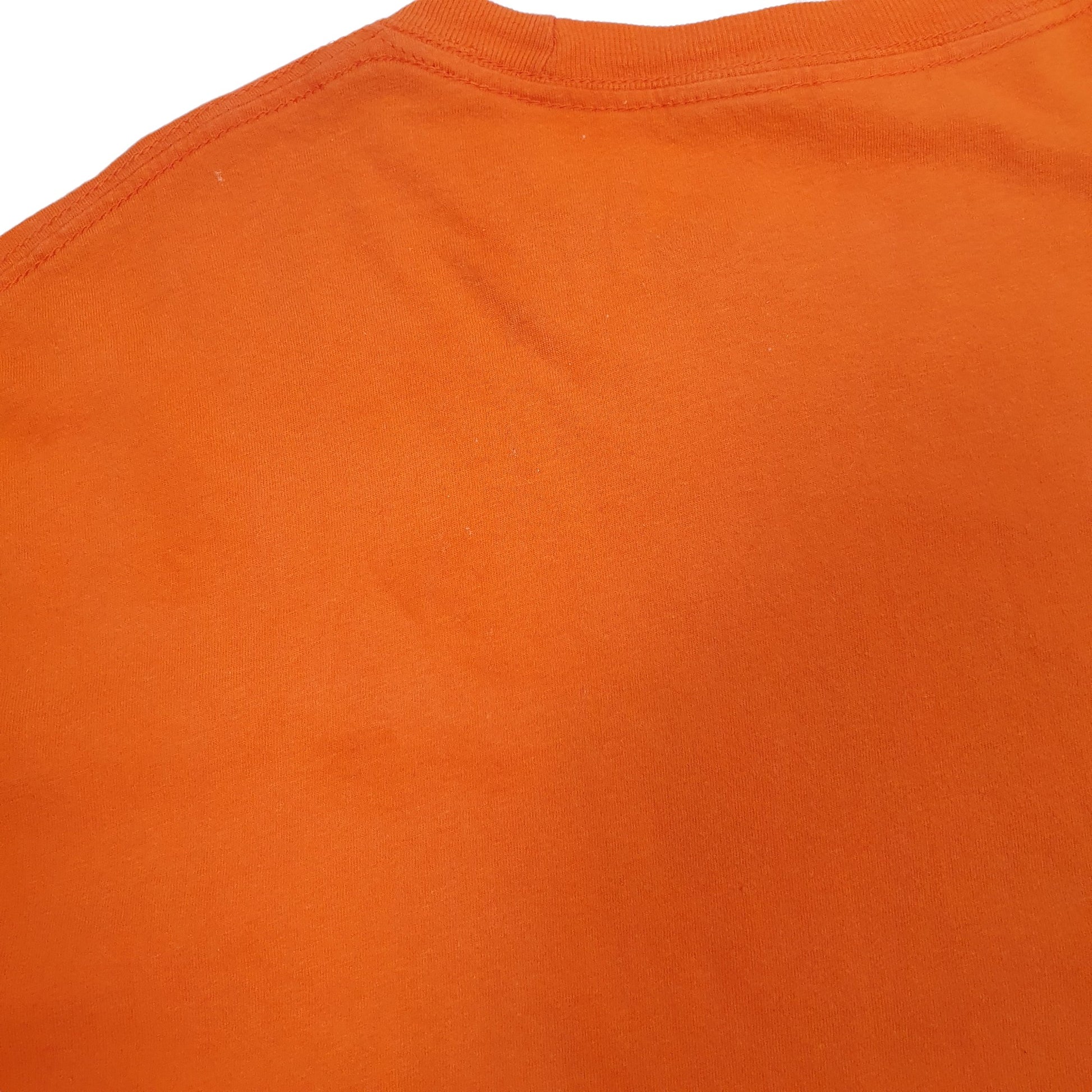 Gildan USA Cleveland Football Short Sleeve T Shirt Orange