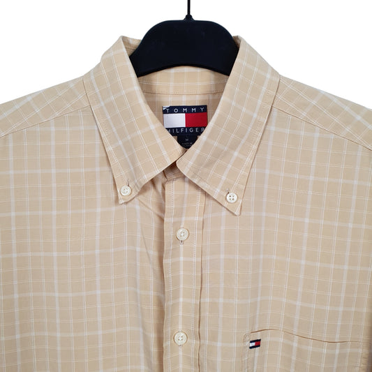 Mens Beige Tommy Hilfiger  Long Sleeve Shirt