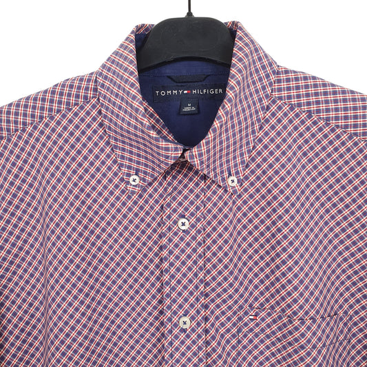 Tommy Hilfiger Long Sleeve Regular Fit Check Shirt Blue