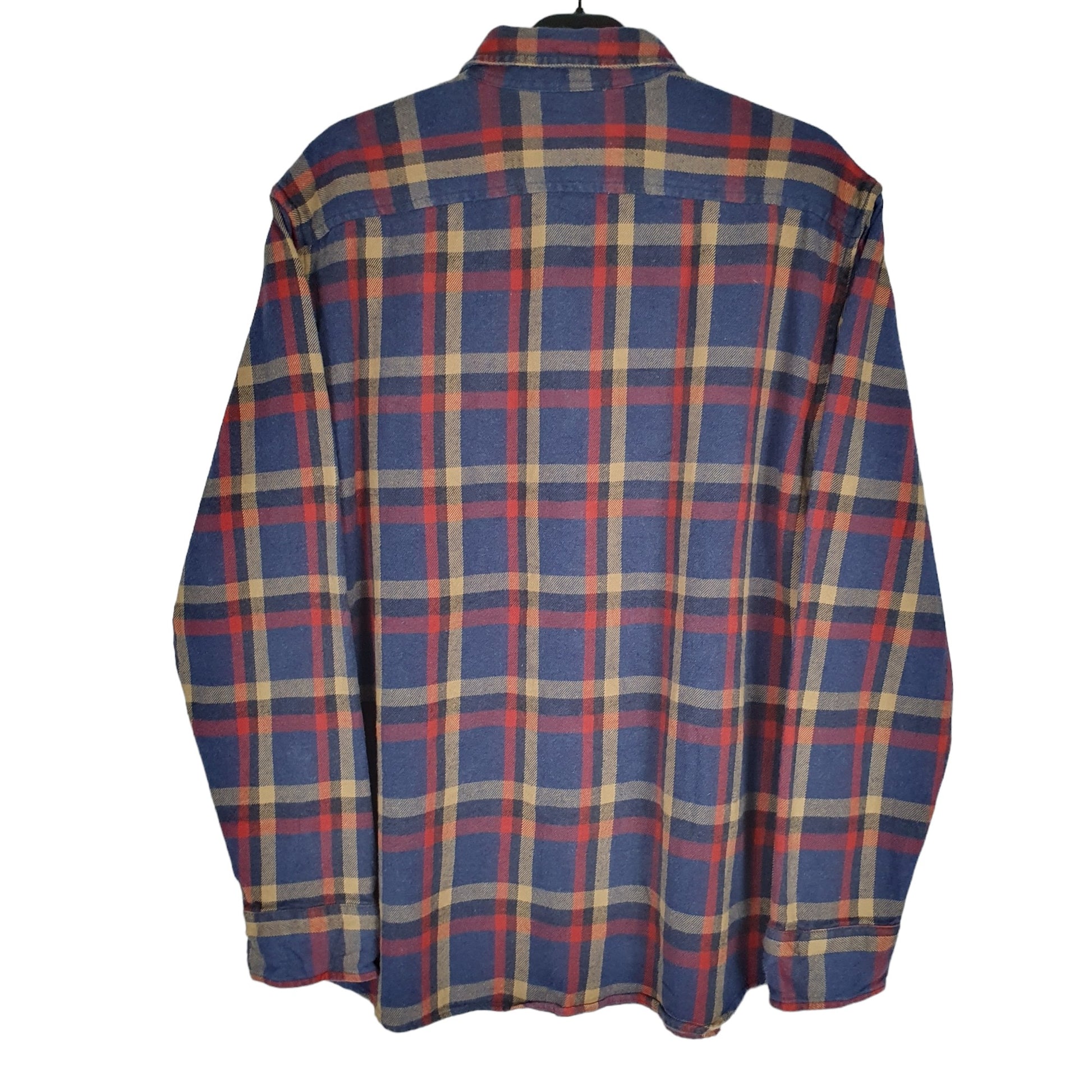 Grayers Flannel Shacket Long Sleeve Regular Fit Check Shirt Blue