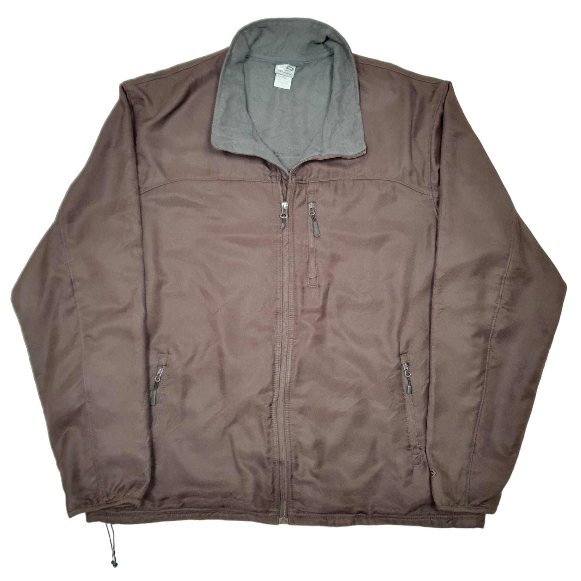 Mens Brown Champion Active Full Zip Jumper