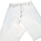 Mens Blue Levis Acid Wash Bleached Cut Offs 541 JeansW36 L34