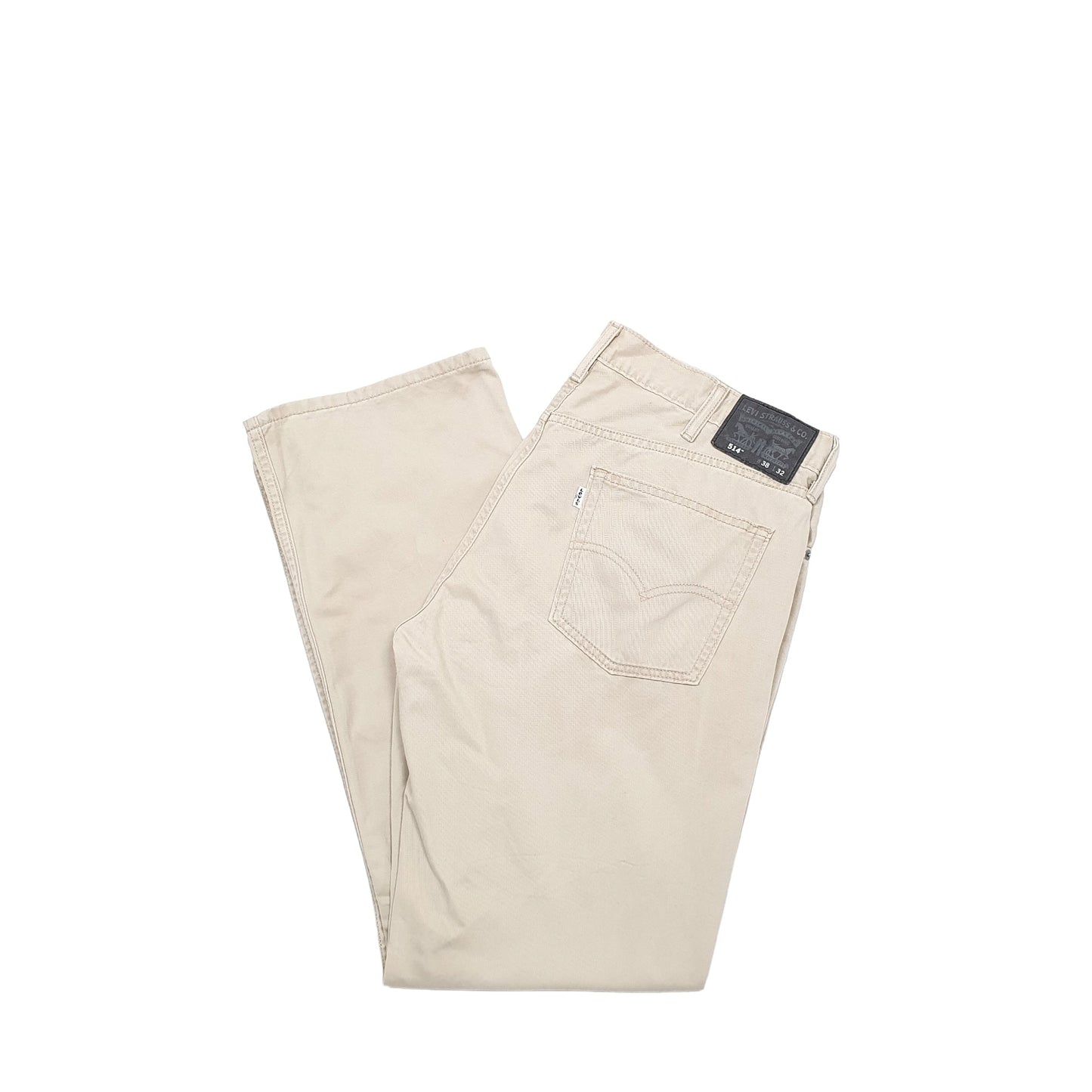 Levis 514 Straight Fit Jeans W38 L31 Beige